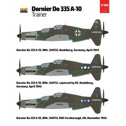 Dornier Do 335 A-10 Trainer  -  HK Models (1/32)
