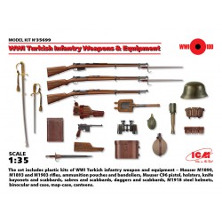 WWI Turkish Infantry Weapons & Equipment  -  ICM (1/35)