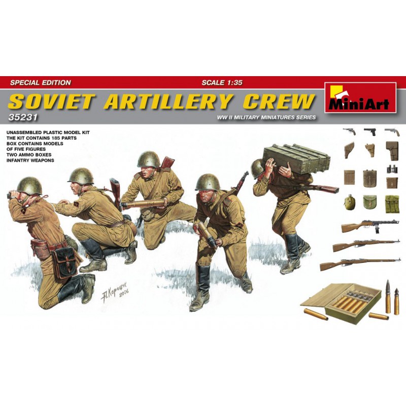 Soviet Artillery Crew "Special Edition"  -  MiniArt (1/35)