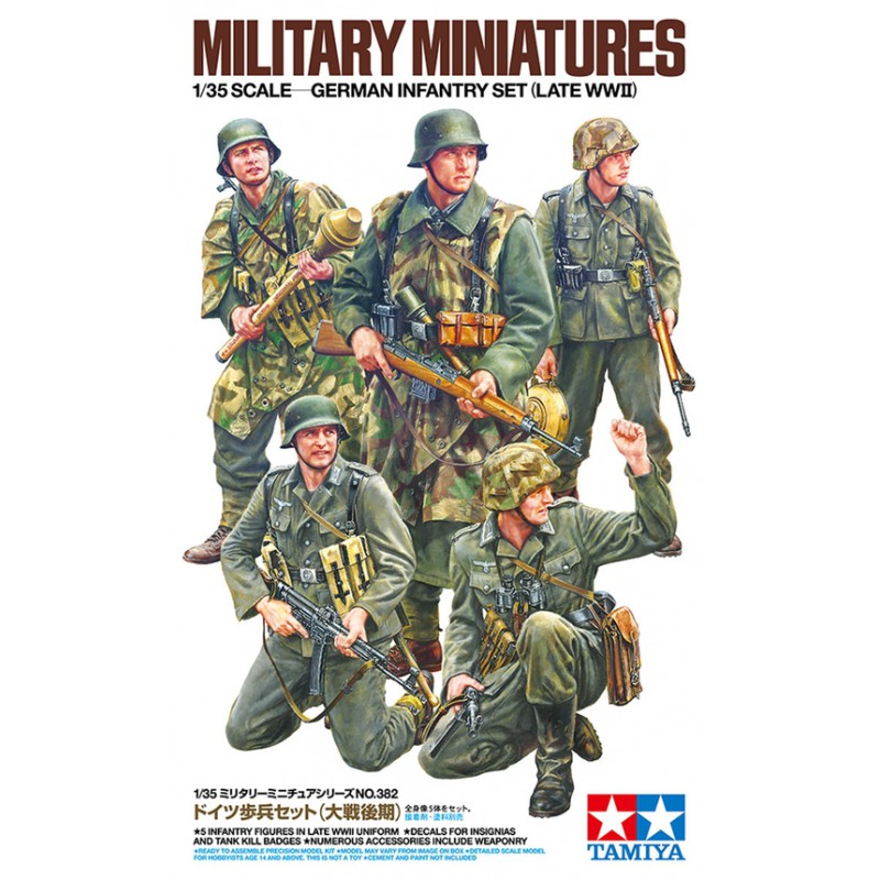 German Infantry  Set (Late WWII)  -  Tamiya (1/35)