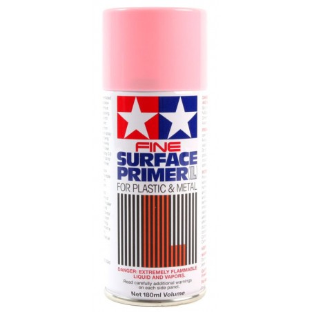 Tamiya Fine Surface Primer (L) Spray 180ml  -  Pink