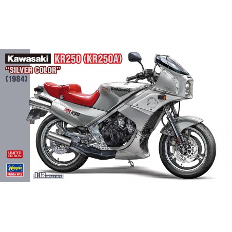 Kawasaki KR250 (KR250A) 1984 "Silver Color"  -  Hasegawa (1/12)