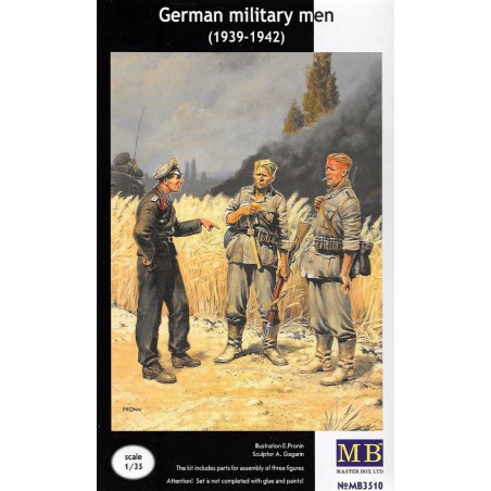 German Military Men (1939-1942)  -  Master Box (1/35)