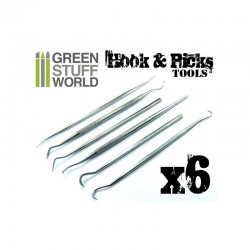 Hook & Picks Tools (6x)  -  Green Stuff World
