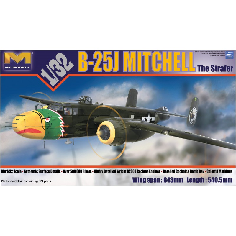 North American B-25J Mitchell "The Strafer"  -  HK Models (1/32)