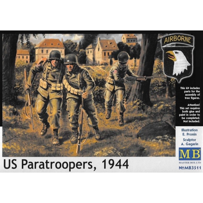 U.S. Paratroopers (1944)  -  Master Box (1/35)