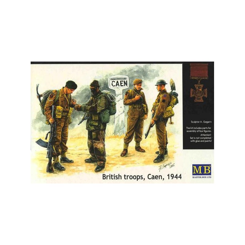 British Troops (Caen 1944)  -  Master Box (1/35)