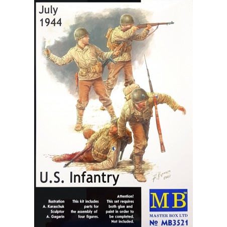 U.S. Infantry  July 1944  -  Master Box (1/35)