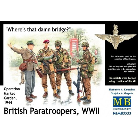 British Paratroopers (Operation Market Garden 1944)  -  Master Box (1/35)