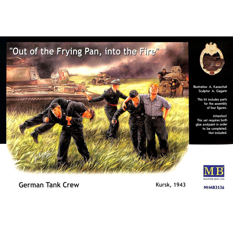 German Tank Crew (Kursk 1943)  -  Master Box (1/35)