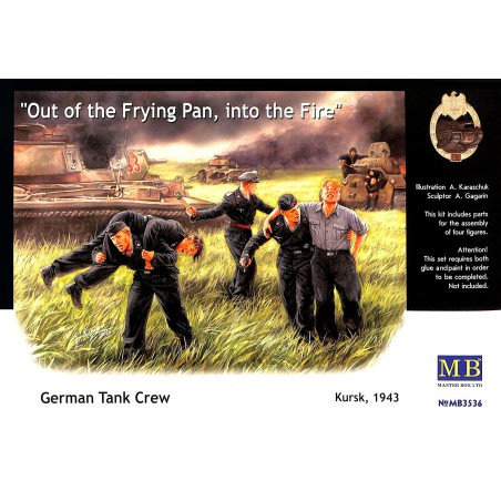 German Tank Crew (Kursk 1943)  -  Master Box (1/35)