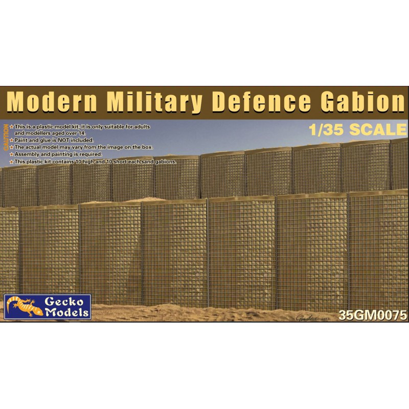 Modern Military Defence Gabion  -  Gecko Models (1/35)