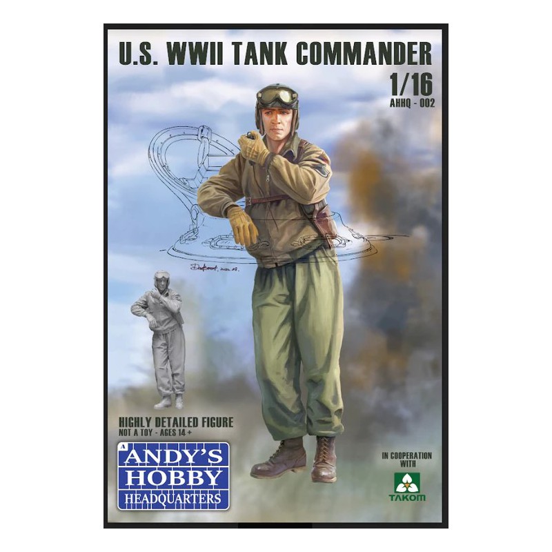 U.S. WWII Tank Commander  -  Takom (1/16)