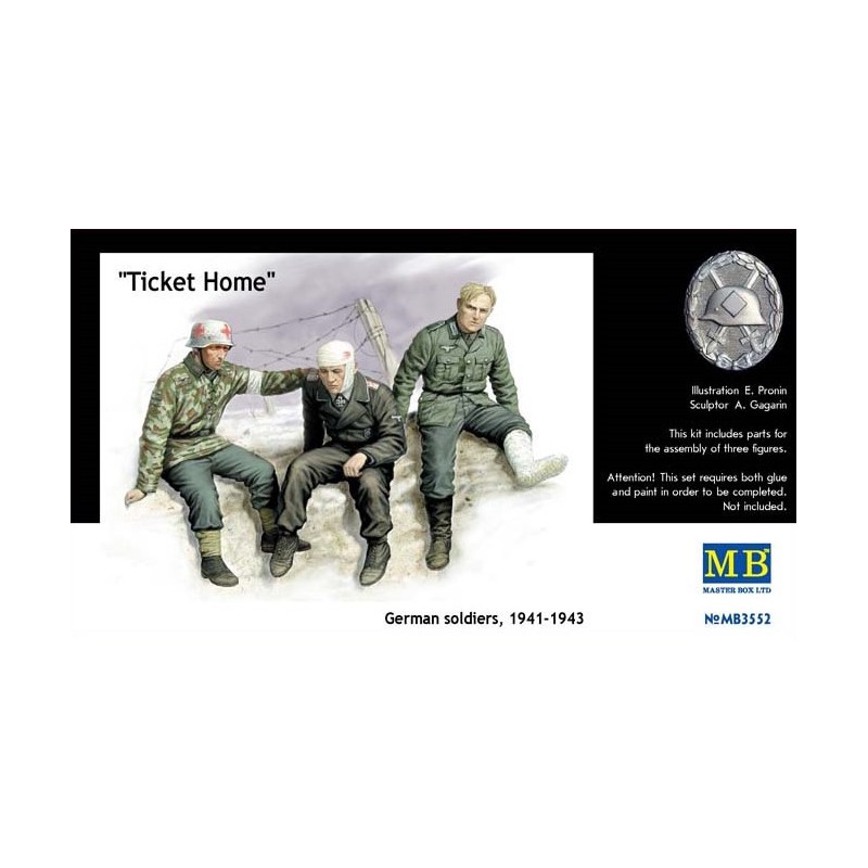 "Ticket Home" German Soldiers (1941-1943)  -  Master Box (1/35)