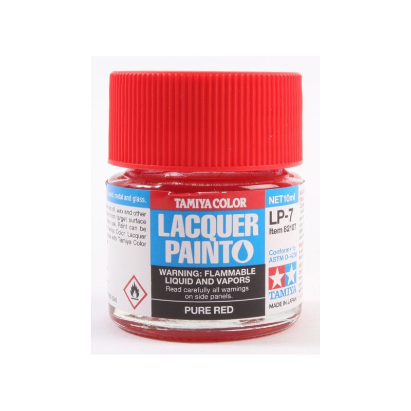 Tamiya Lacquer Paint 10ml  -  LP-7 Pure Red