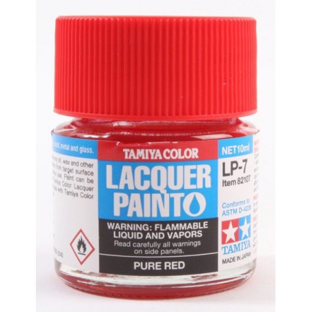 Tamiya Lacquer Paint 10ml  -  LP-7 Pure Red