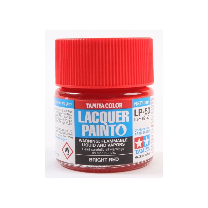 Tamiya Lacquer Paint 10ml  -  LP-60 Bright Red