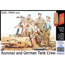 Rommel & German Tank Crew DAK WWII  -  Master box (1/35)