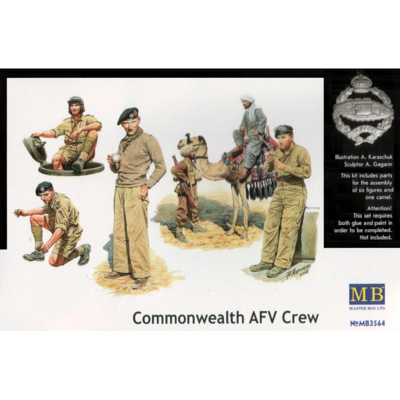 Commonwealth AFV Crew  -  Master Box (1/35)