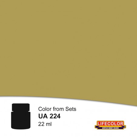 Lifecolor Acrylic 22ml - Olive Drab Faded Type 2 (UA 224)