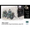 "Who's that ?" German Mountain Troops & Soviet Marines spring 1943  -  Master Box (1/35)