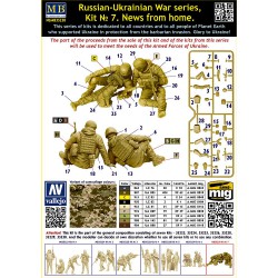 Russian-Ukrainian War Series Kit n°7 -  News from Home  -  Master Box (1/35)