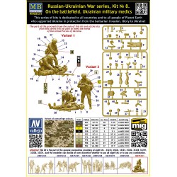 Russian-Ukrainian War Series Kit n°8 - On the Battlefield Ukrainian Military Medics  -  Master Box (1/35)