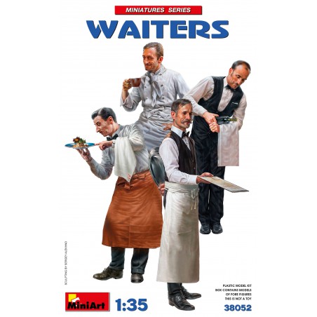 Waiters / Serveurs Café -  MiniArt (1/35)