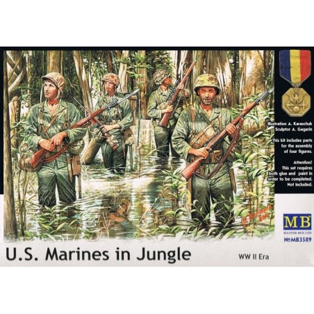 U.S. Marines in Jungle WWII  -  Master Box (1/35)