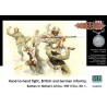 Hand to Hand Fight British & German Infantry Northern Africa WWII (Kit 1)  -  Master Box (1/35)