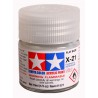 Tamiya Color Acrylic Paint Mini 10ml  -  X-21 Flat Base