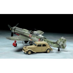 Focke-Wulf Fw190 D-9 JV44 & Citroën Traction 11cv (Set)  -  Tamiya (1/48)