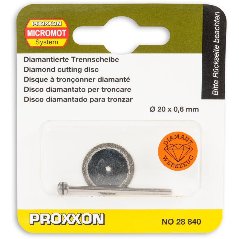 Diamantdoorslijpschijven Ø20x0,6mm - Proxxon
