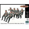 German Infantry "Off to the Front" Vehicle Riders WWII  -  Master Box (1/35)