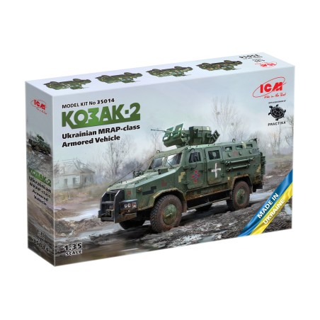 Practika Kozak-2 Ukrainian MRAP-class Armored Vehicle  -  ICM (1/35)
