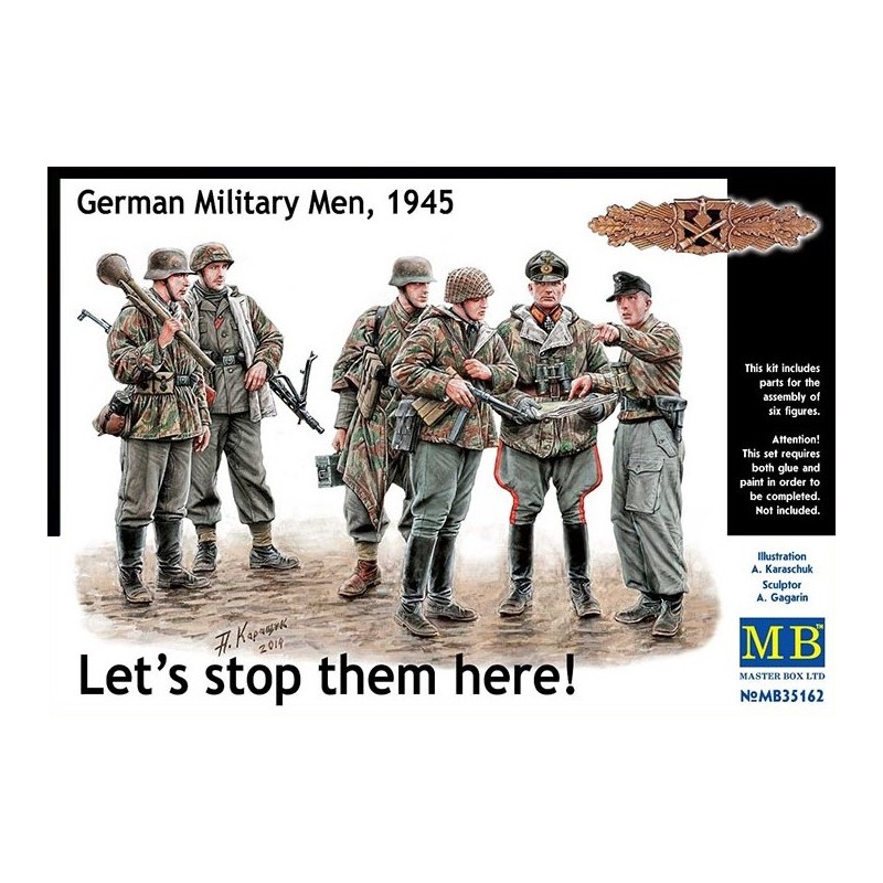 Let's Stop Them Here ! German Military Men 1945  -  Master Box (1/35)