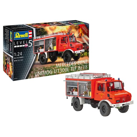 Mercedes-Benz Unimog U1300L TLF 8/18  -  Revell (1/24)